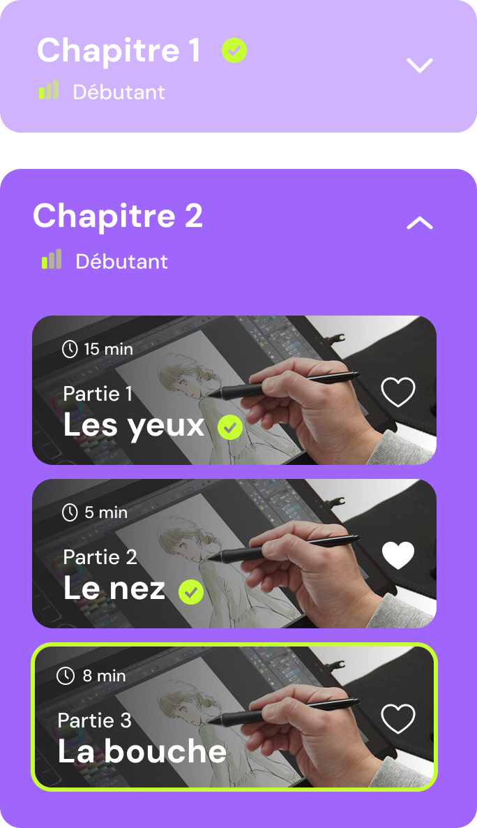 Aperçu d’un chapitre de cours Keiko