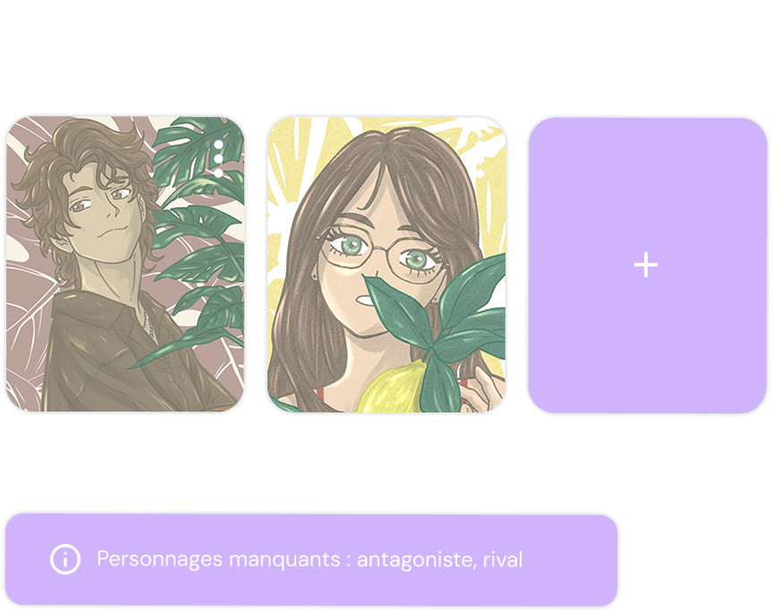 Fiche personnage manga