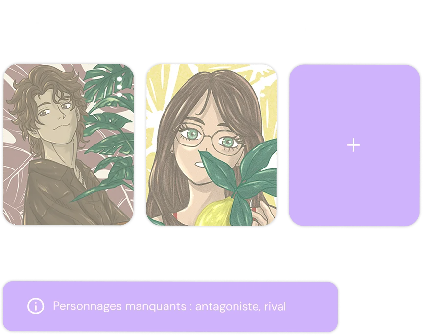 Fiche personnage manga